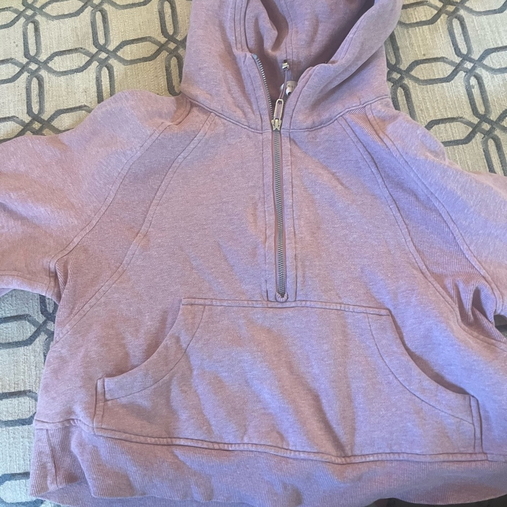 lululemon athletica Lavender Half-Zip Hoodie